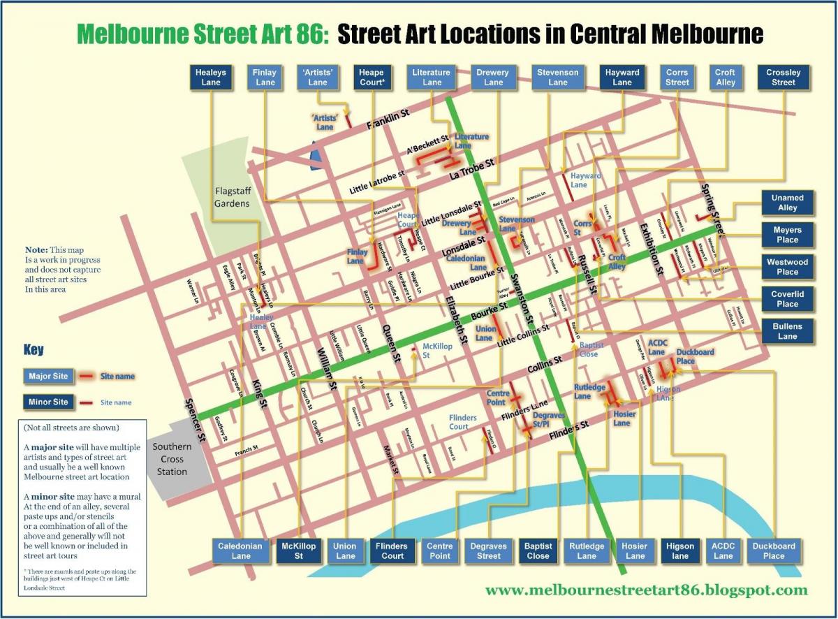 Melbourne térkép