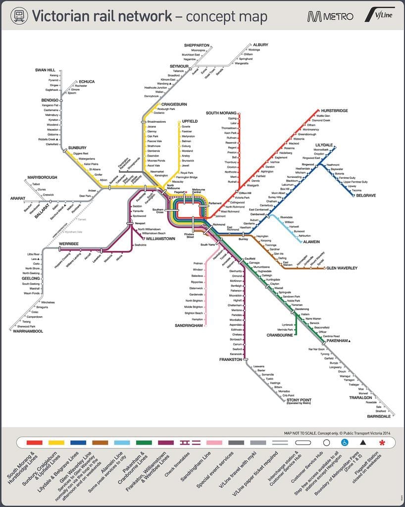 Melbourne ptv térkép