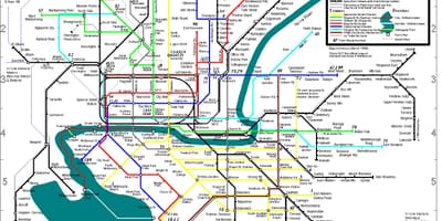 Melbourne busz térkép