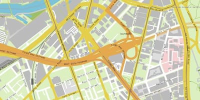 Korona Melbourne térkép