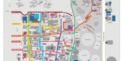 Monash egyetem Clayton térképe