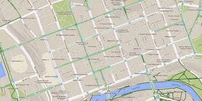 Melbourne cbd térkép