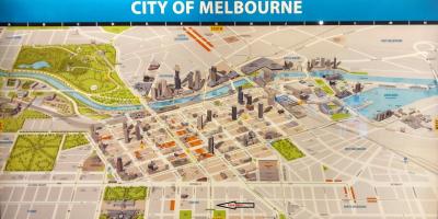 Melbourne térkép bolt
